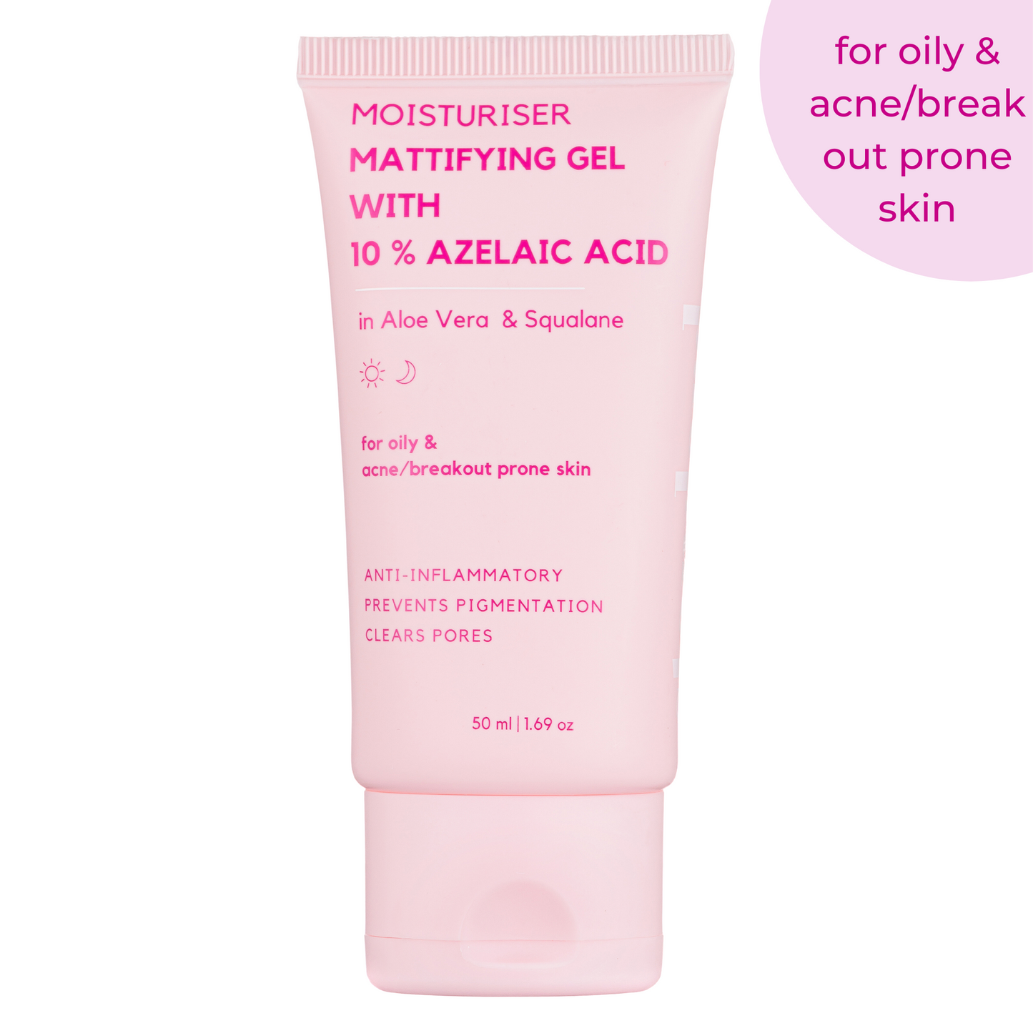 Standard. Mattifying Gel Moisturiser with Azelaic Acid 50ml