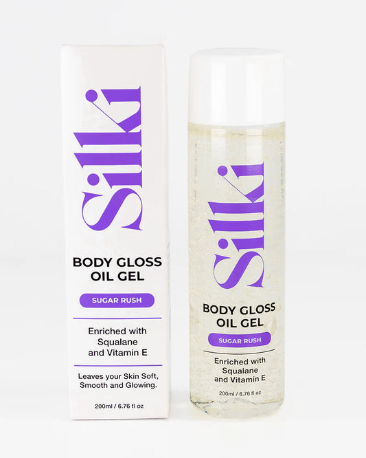 Silki Body Gloss Oil Gel - Sugar Rush 200ml