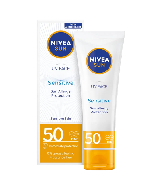 Nivea Sun Sensitive Face Cream SPF50 Sunscreen 50ml