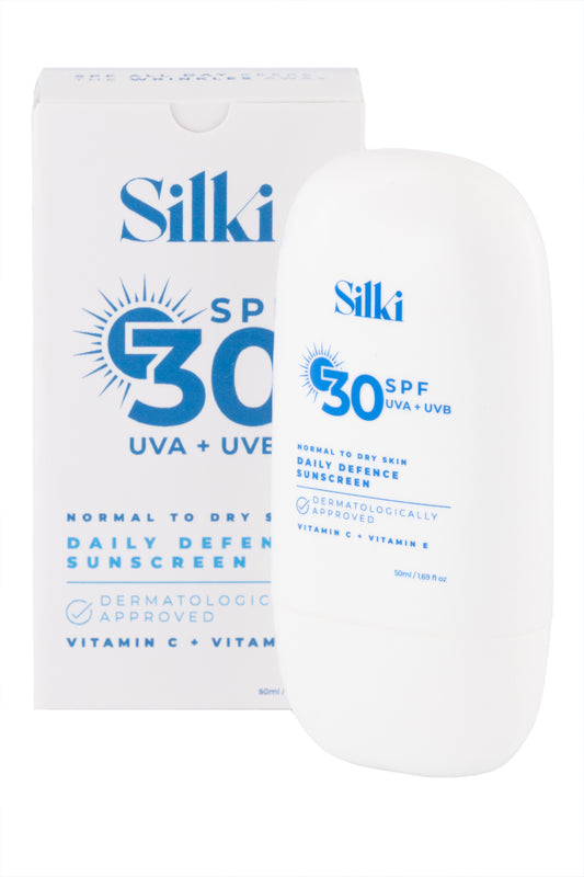 Silki 30 SPF Sunscreen 50ml