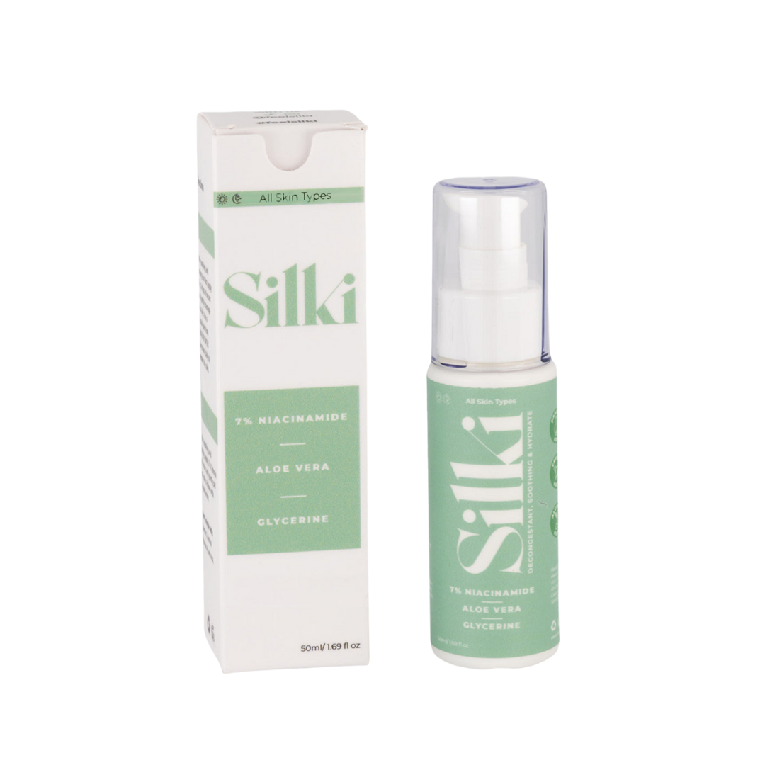 Silki 7% Niacinamide, Aloe Vera and Glycerine Serum 50ml