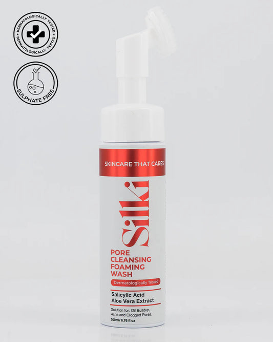 Silki Pore Cleansing Foaming Wash 200ml