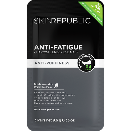 Skin Republic Eye Patch for Men Anti-Fatigue Charcoal Under  (3 Pairs)