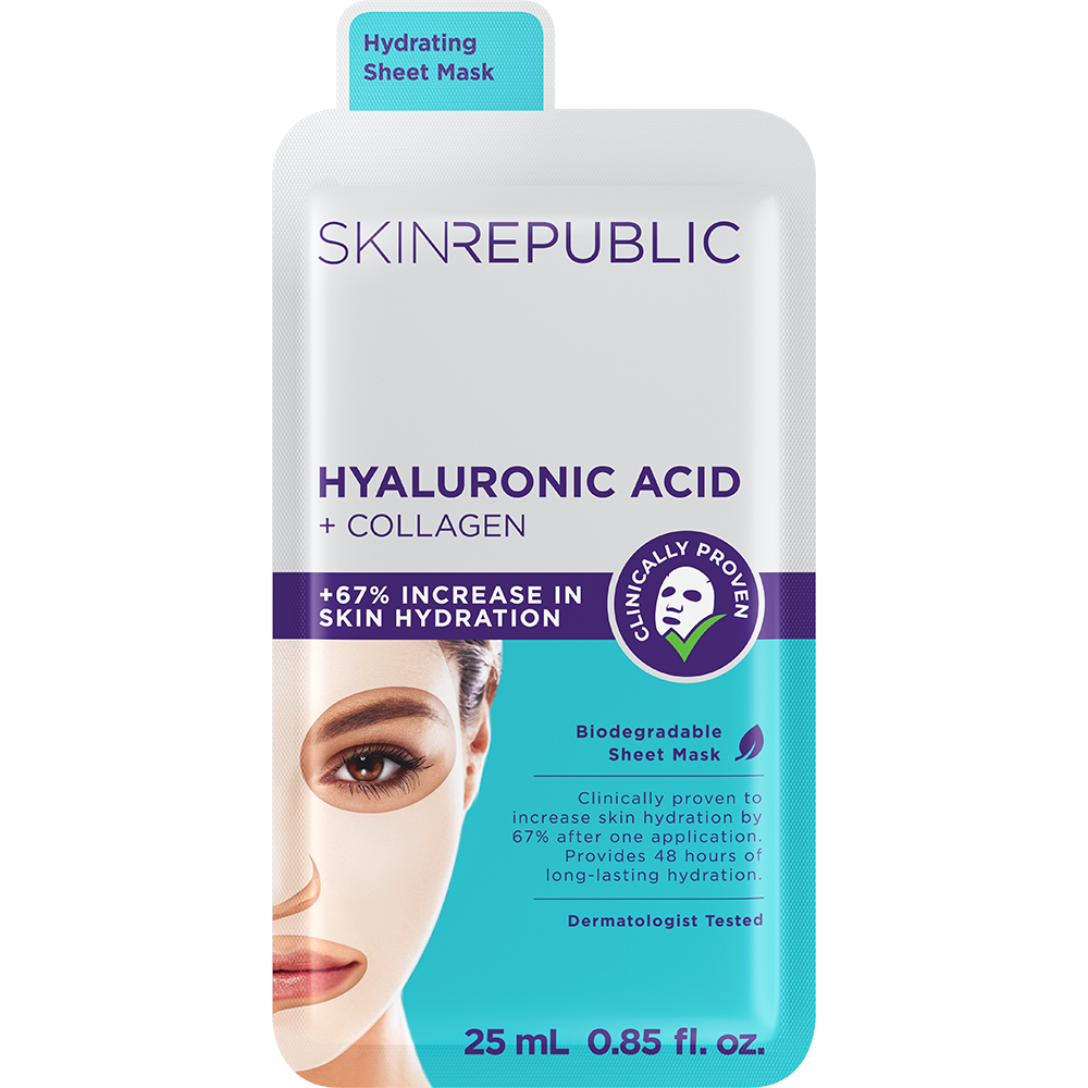 Skin Republic Face Mask Hyaluronic Acid + Collagen