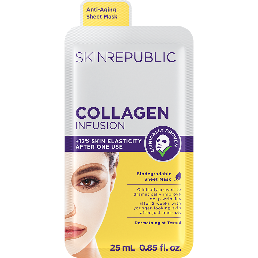 Skin Republic Face Mask Sheet Collagen Infusion